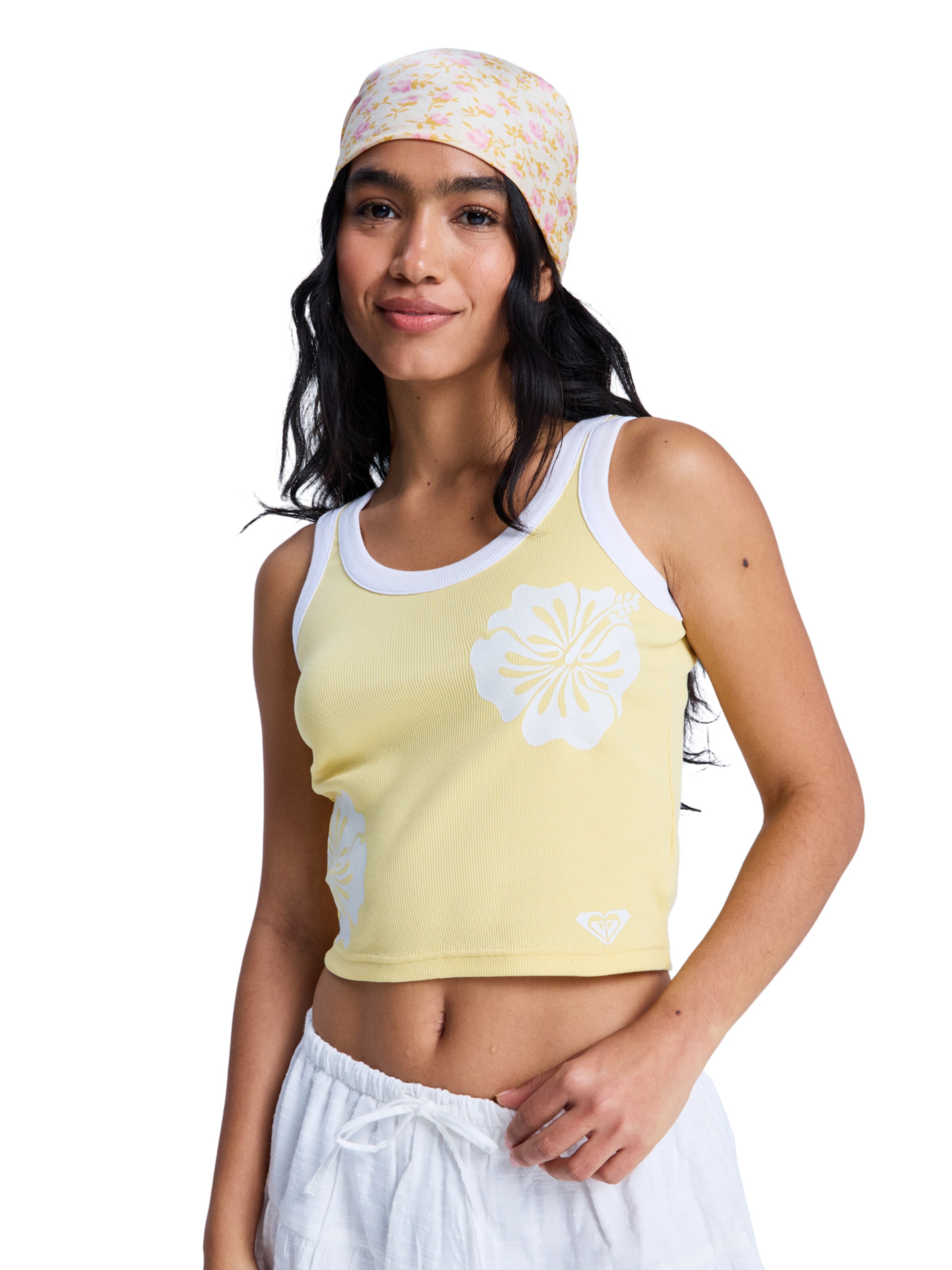 ROXY Top 'Keep It Cool' in Yellow: front