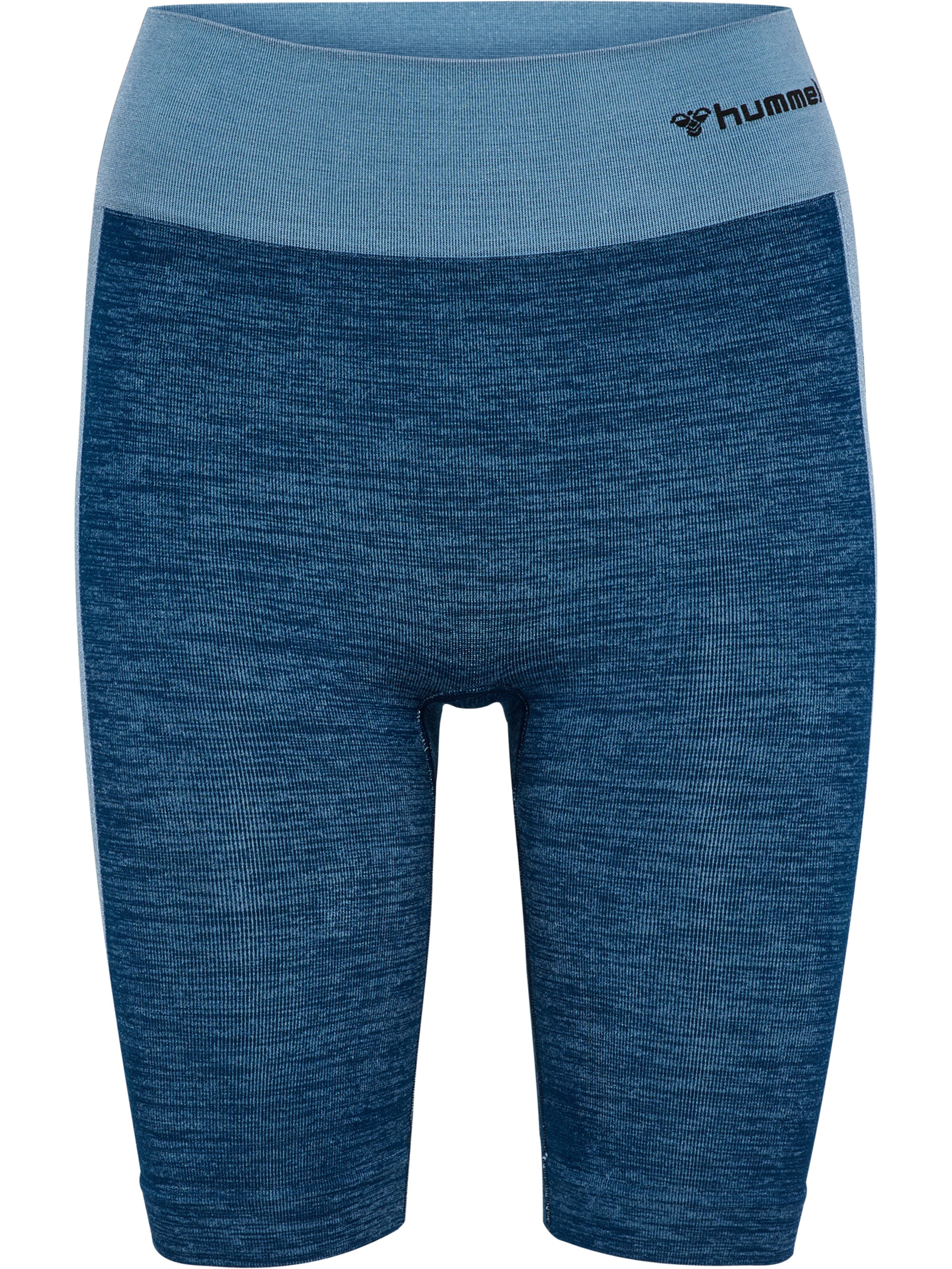 Hummel Skinny Sportbroek in Blauw: voorkant