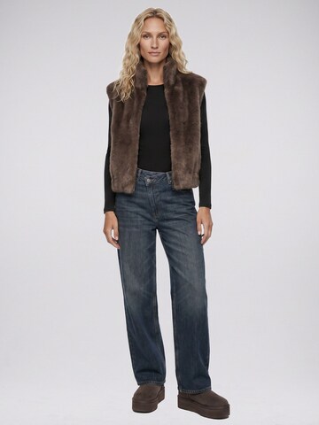 BLONDE No. 8 Vest 'Leni' in Brown: front