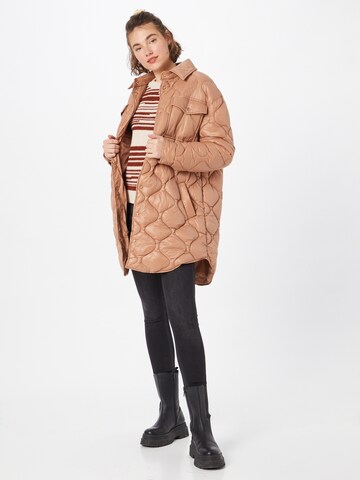 River Island Between-Season Jacket in Brown