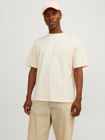 JACK & JONES Shirt in Beige