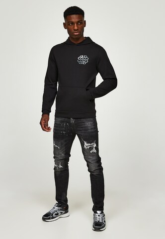 Alessandro Zavetti Sweatshirt 'Vicolo' in Black