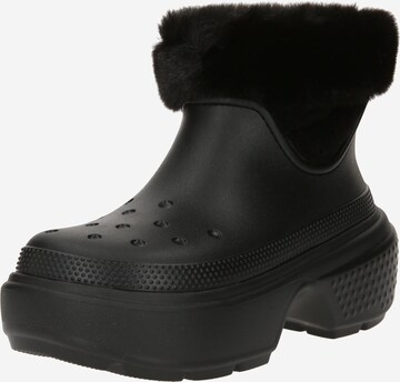 Crocs Сноубутсы 'Stomp' в Черный: спереди