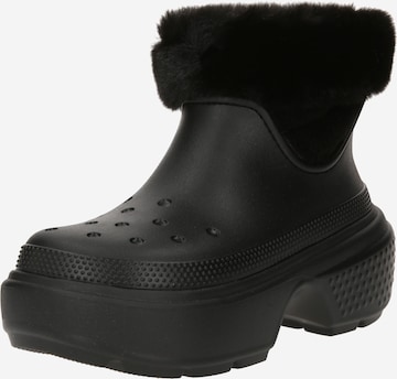 Boots da neve 'Stomp' di Crocs in nero: frontale