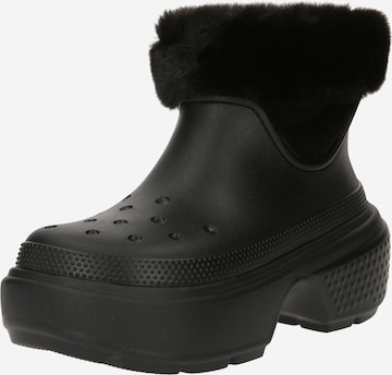 Crocs Snowboots 'Stomp' in Zwart: voorkant