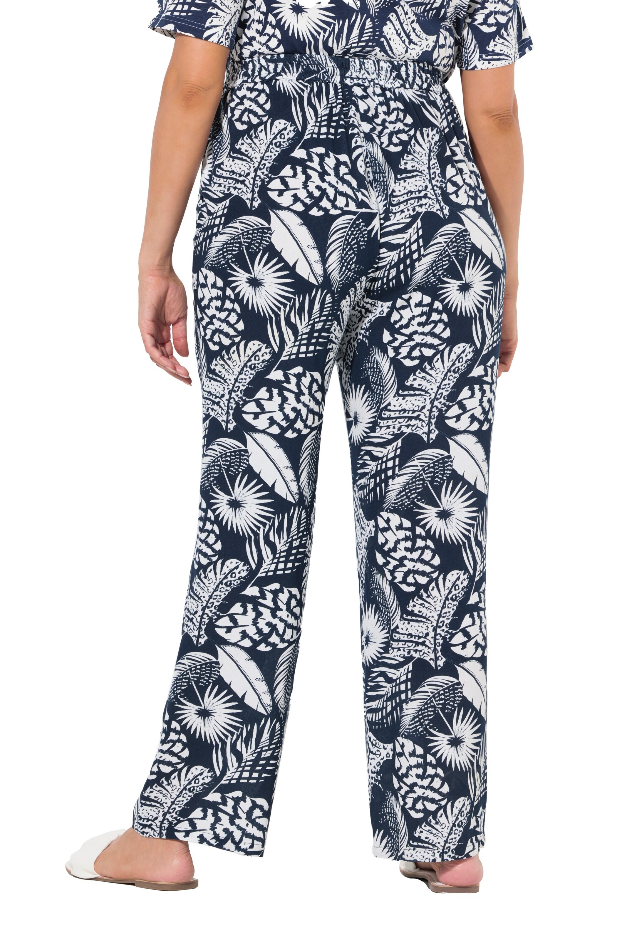 Ulla Popken Regular Trousers in Blue