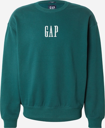 GAPSweater majica - zelena boja: prednji dio