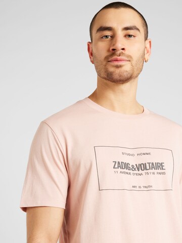 Zadig & Voltaire T-Shirt  'BLASON GUM' in Pink