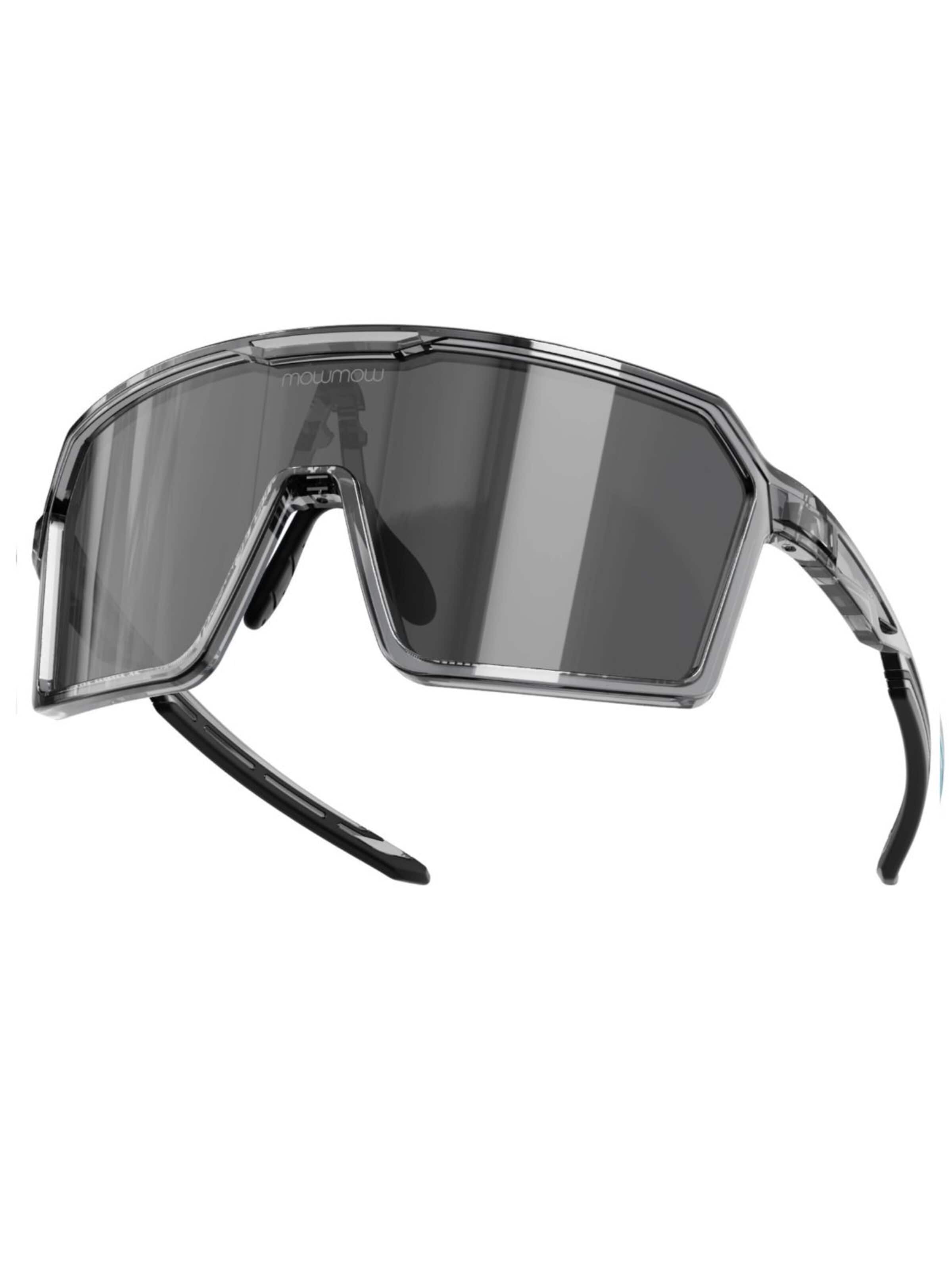 Lunettes de soleil sport 'MowMow Wizard Sunglasses - Sports Glasses - Photochromic Lens - Men - Women' Mowmow en argent : devant