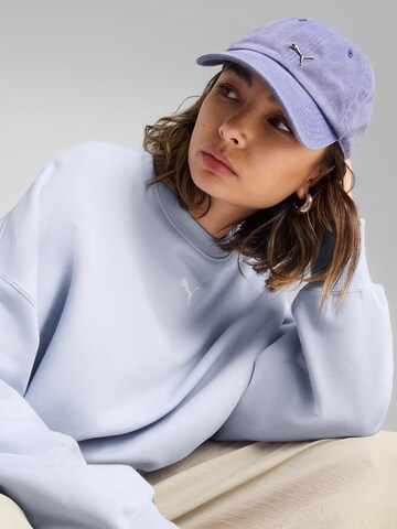 PUMA Sweatshirt 'Wardrobe Ess' in Blauw
