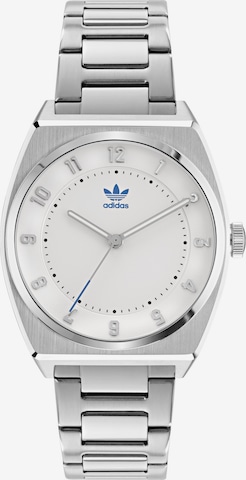 ADIDAS ORIGINALS Analog Watch in Silver: front