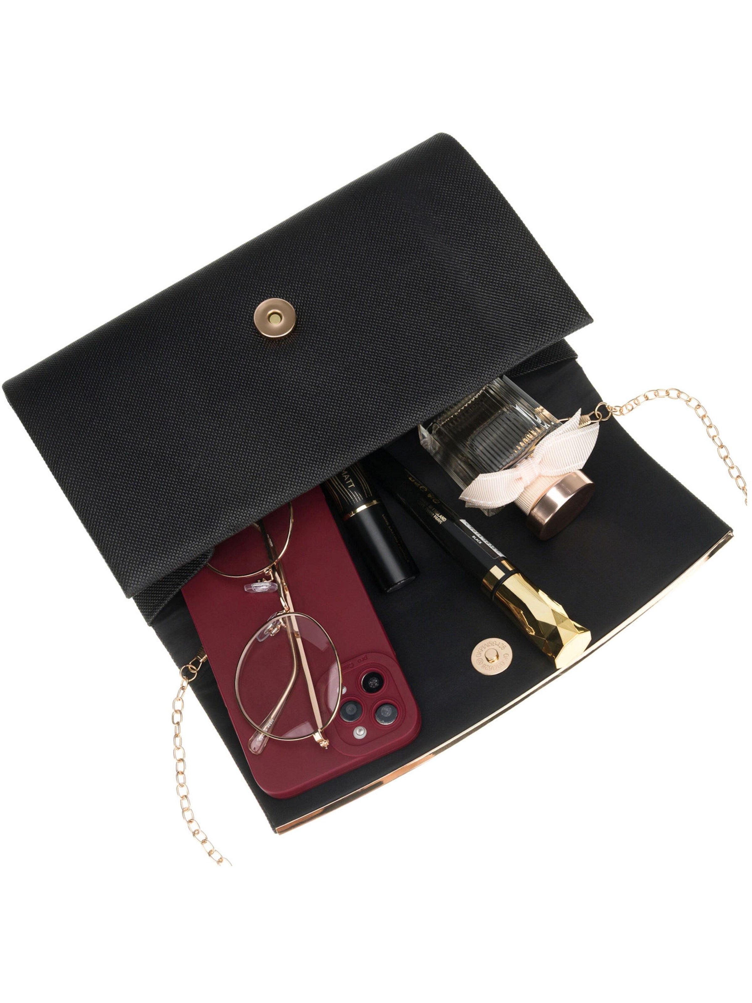 Tomshop24-7 Clutch 'Mia' in Black