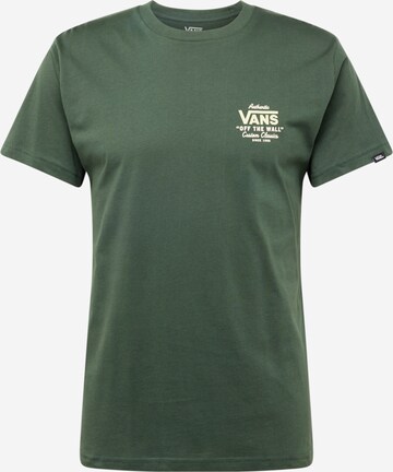 VANS - Camisa 'HOLDER CLASSIC' em verde: frente