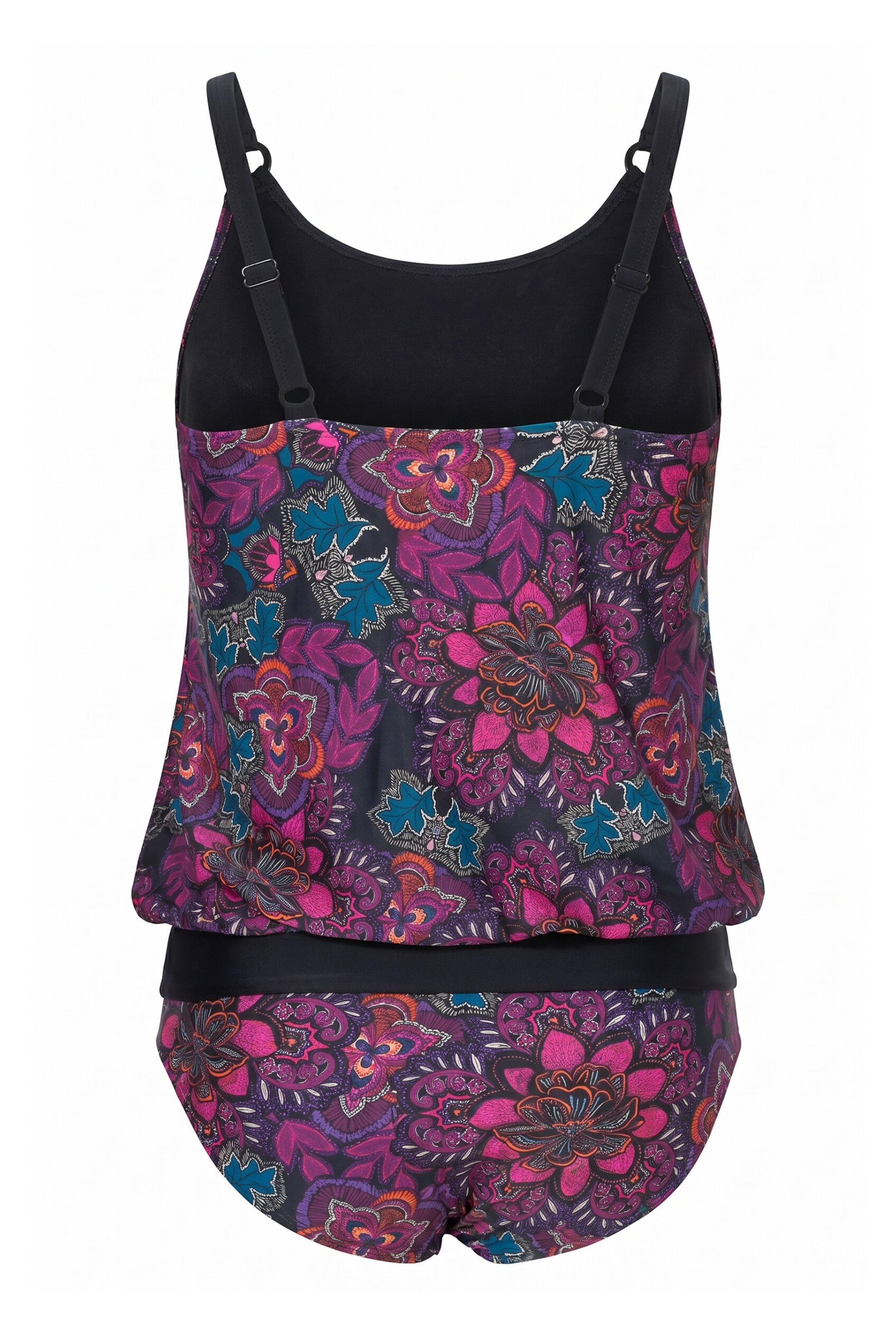 Ulla Popken Bustier Tankini in Mischfarben