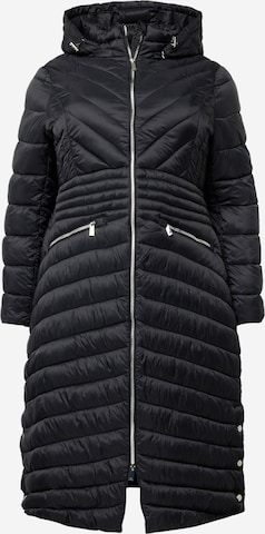 Manteau d’hiver Karen Millen Curve en noir : devant