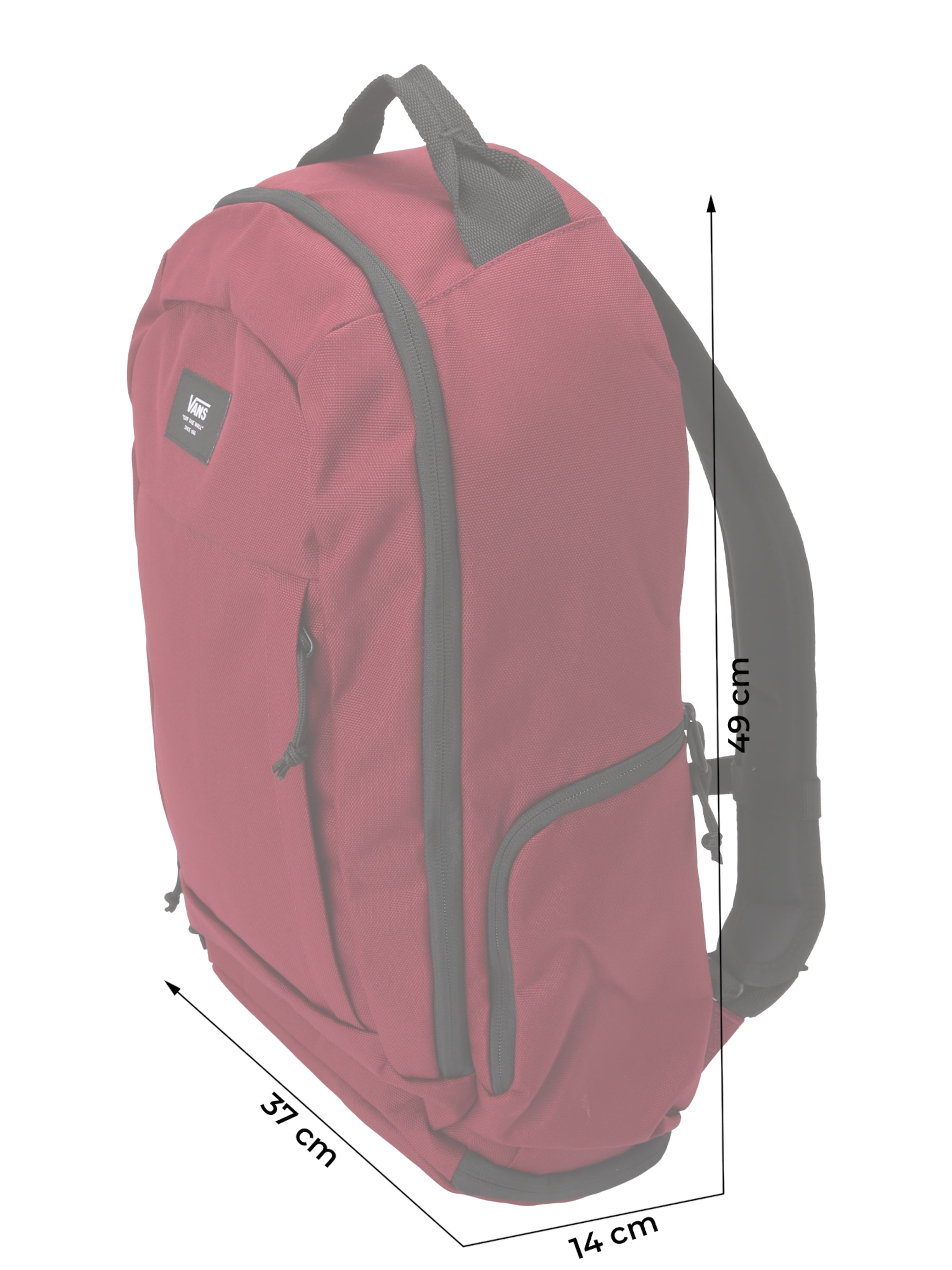 Rucsac 'Resolute' VANS pe rubiniu, Vizualizare produs