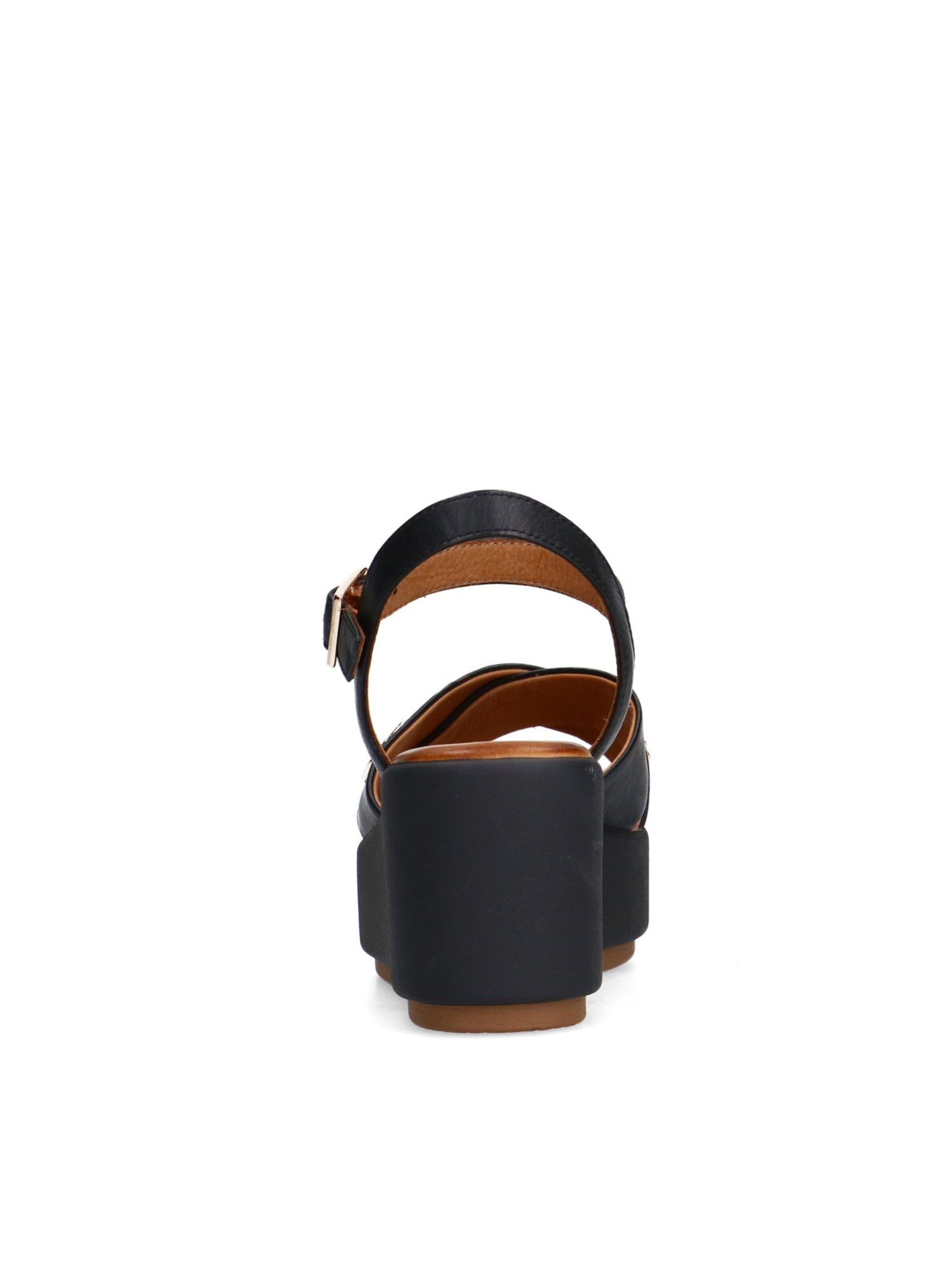 MANFIELD Sandale in Schwarz