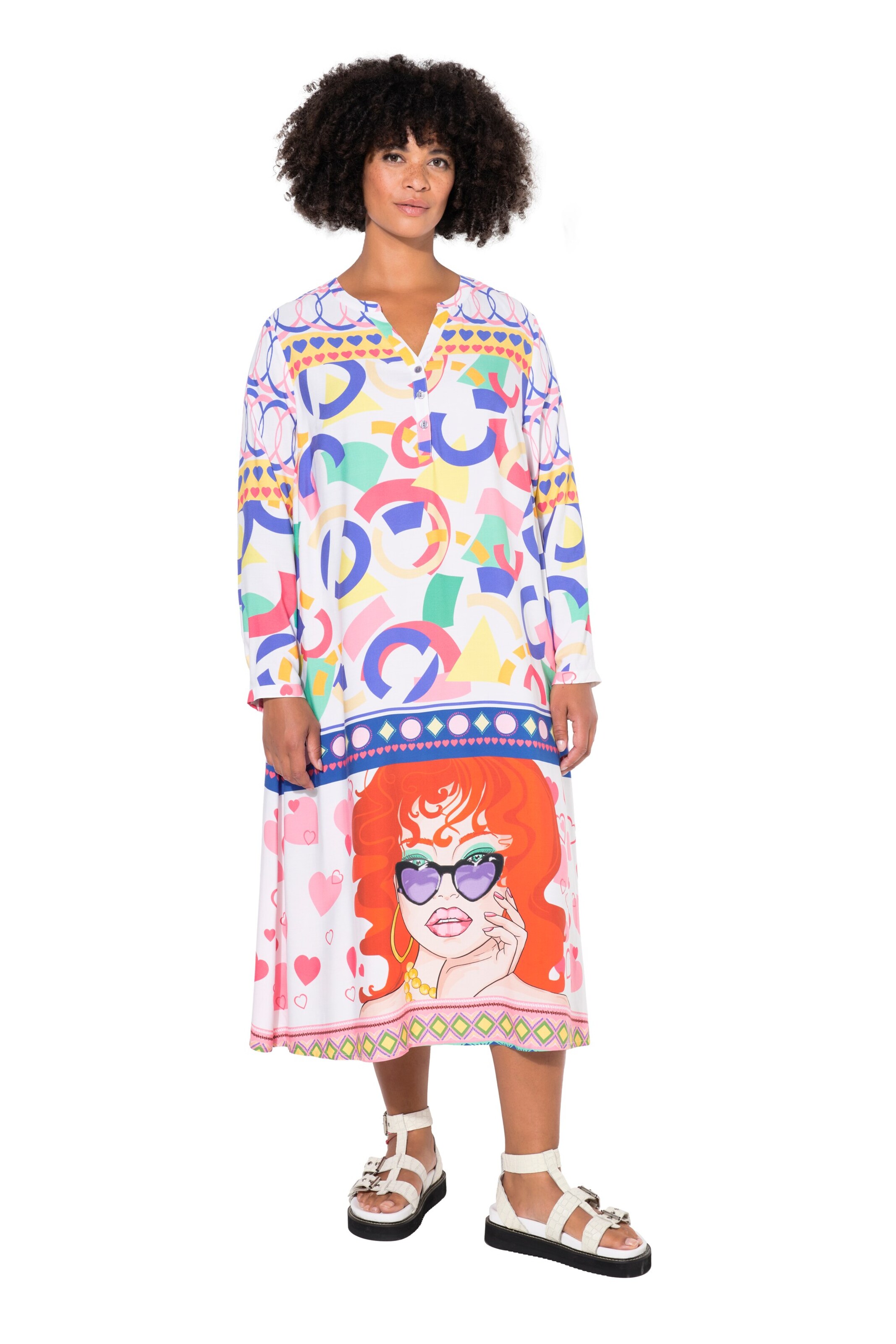 Angel of Style Kleid in Mischfarben