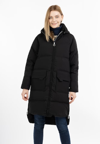 Manteau d’hiver DreiMaster Maritim en noir : devant