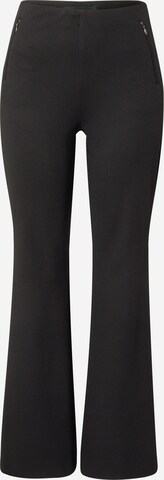 MAC Bootcut Broek in Zwart: voorkant