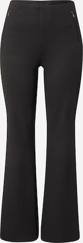 MAC - Bootcut Pantalón en negro: frente