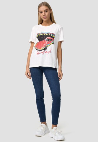 Recovered Shirt 'Corvette Stingray' in Wit