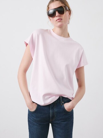 MANGO Póló 'SEVILLA' - rózsaszín: elől