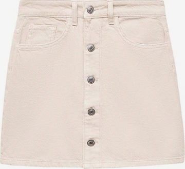 MANGO TEEN Kjol i beige: framsida