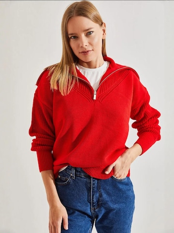 Pull-over 'Pullover' Bianco Lucci en rouge