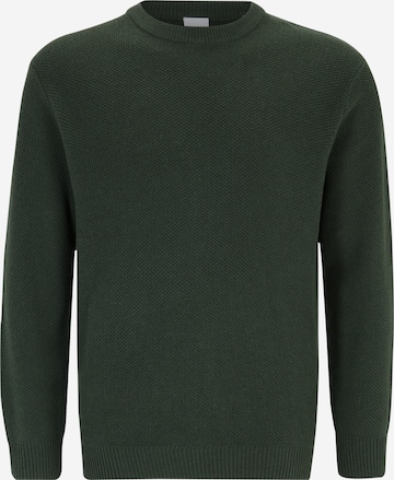 Jack & Jones Plus Sweter 'Brody' w kolorze zielony: przód