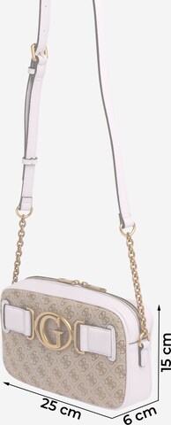 GUESS - Mala de ombro 'Aviana' em bege