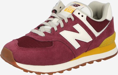 new balance Sneaker in senf / bordeaux / weiß, Produktansicht