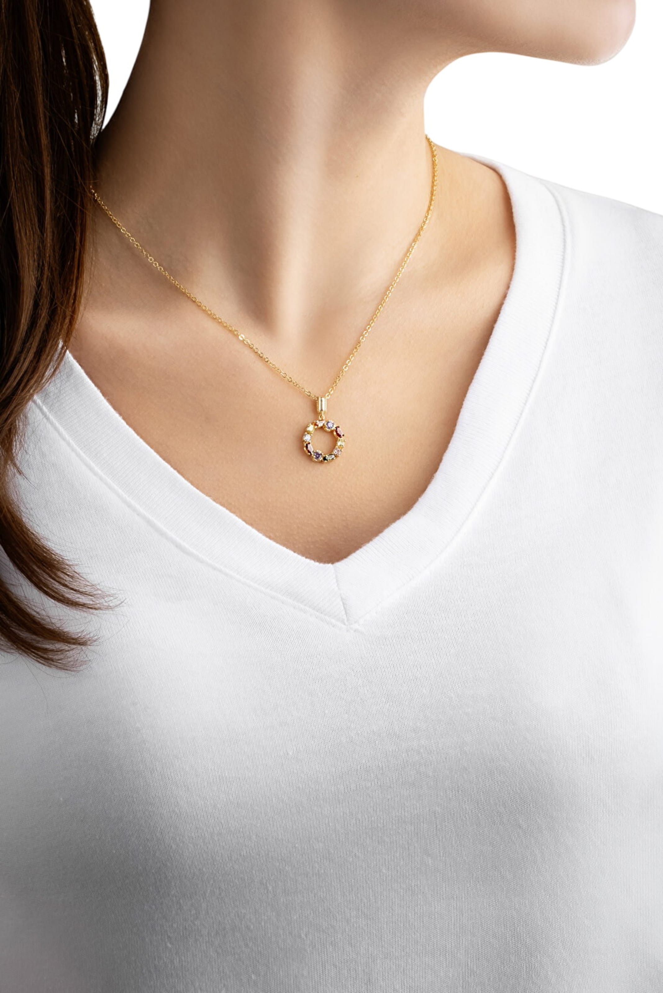 So Chic Necklace in Gold: front