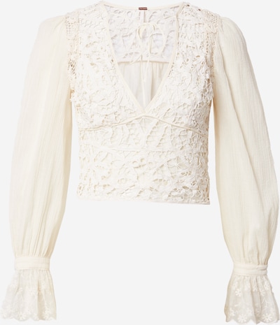 Bluză Free People pe alb natural, Vizualizare produs