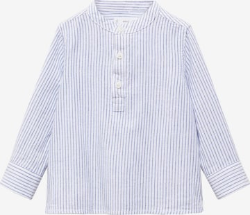 MANGO KIDS Regular fit Button Up Shirt 'CARLOS' in Blue: front