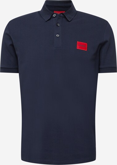 HUGO Poloshirt 'Dereso' in nachtblau / rot, Produktansicht