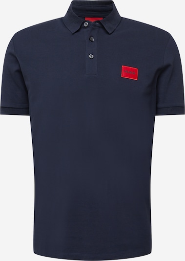 HUGO Red T-shirt 'Dereso' i nattblå / röd, Produktvy