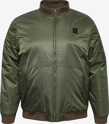 Veste mi-saison BLEND en vert : devant