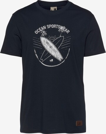 OCEAN SPORTSWEAR Performance Shirt in Blue: front