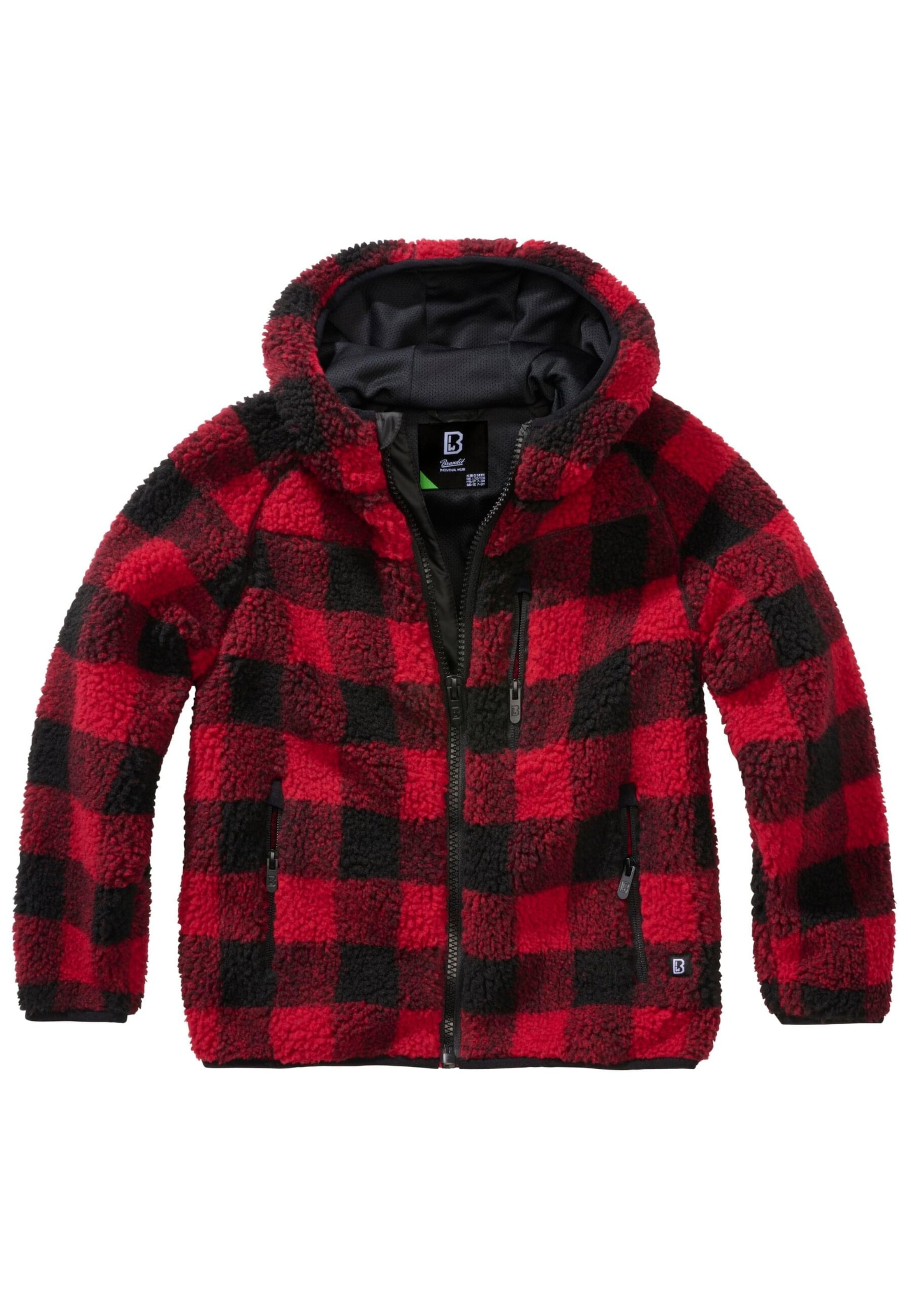 Brandit Between-season jacket in Red: front