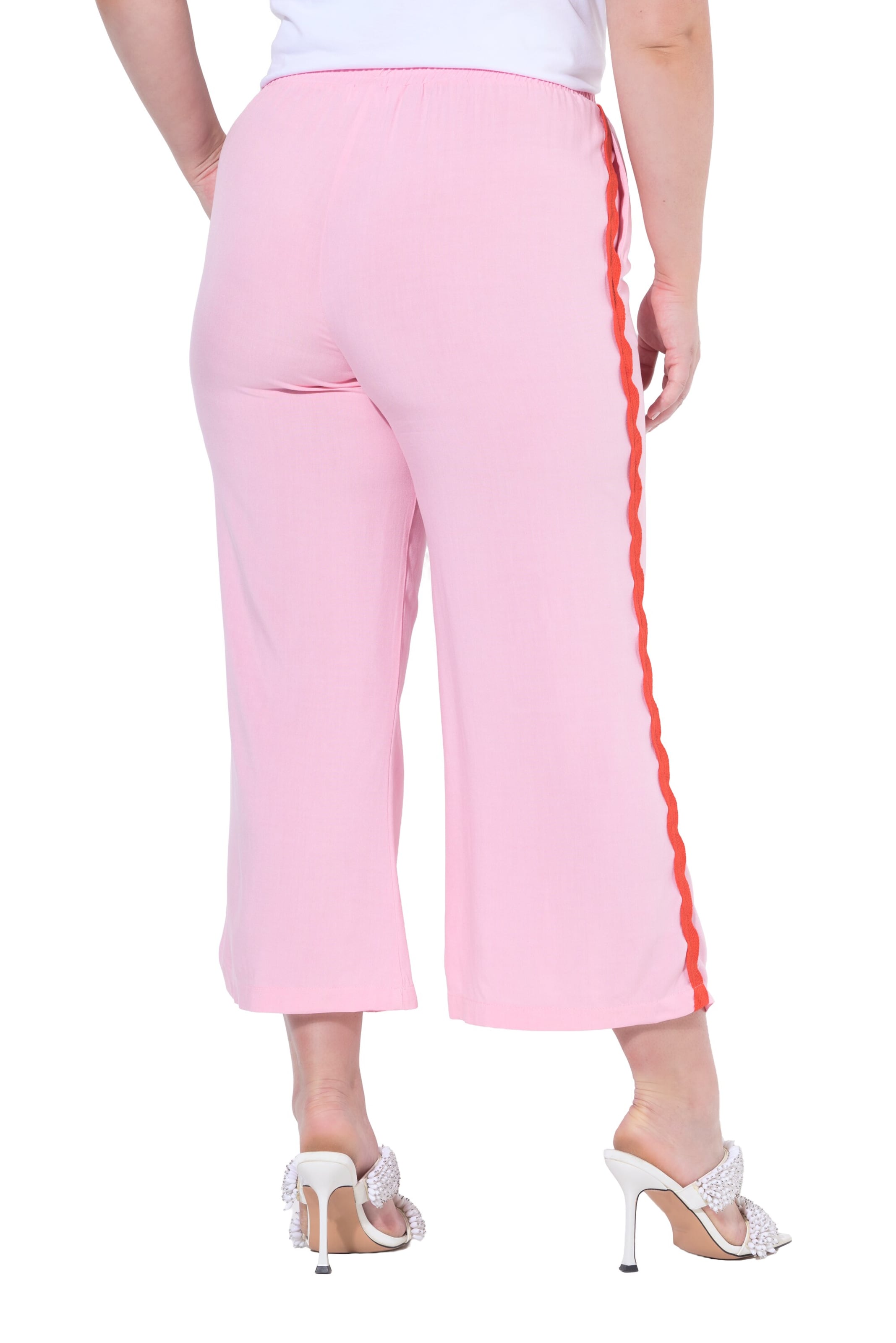 MIAMODA Wide Leg Hose in Pink