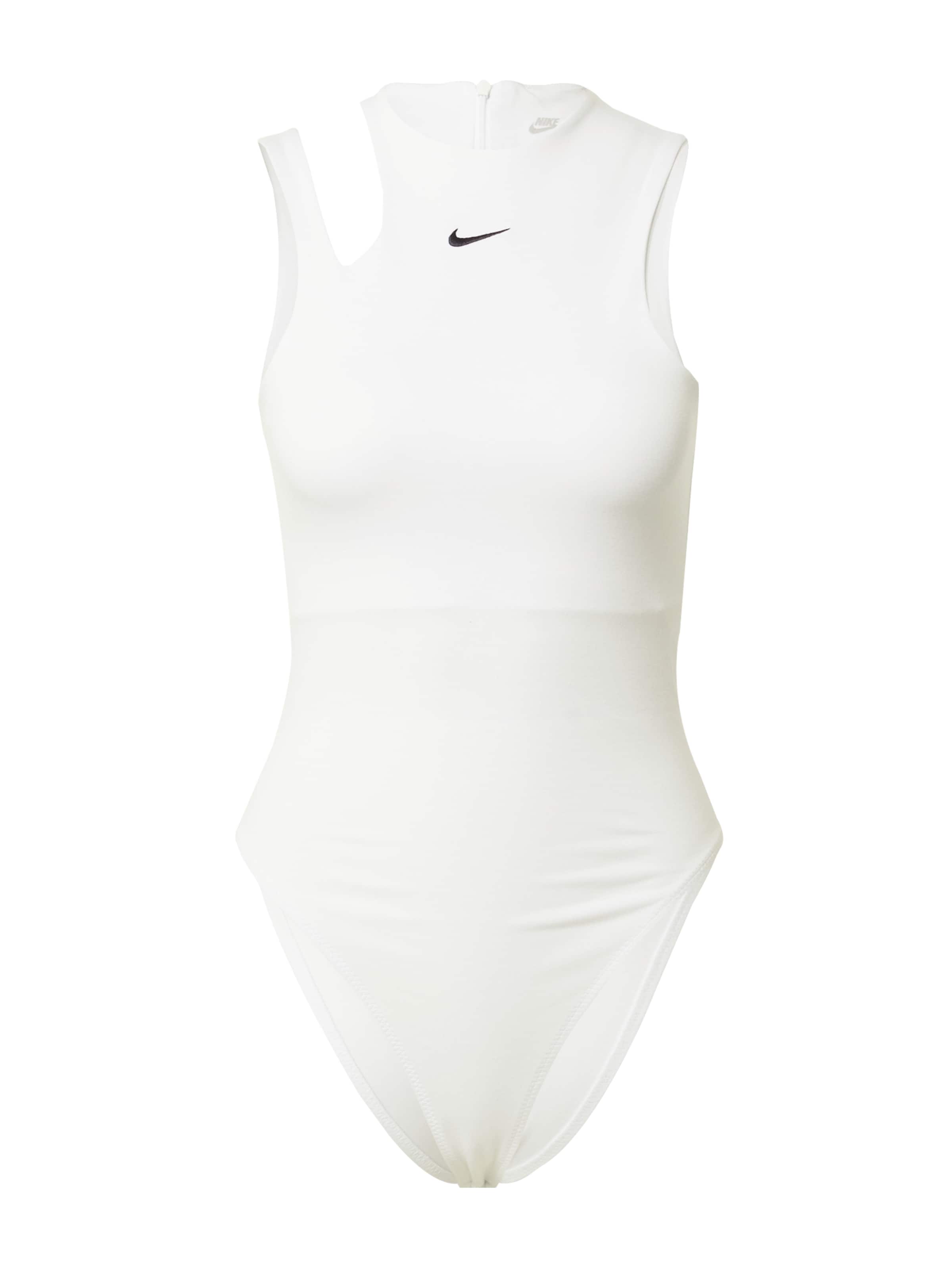 Nike Sportswear Shirt body in Wit: voorkant