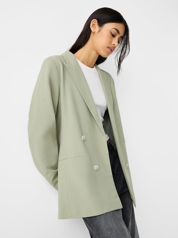 Bershka Blazer | zelena barva