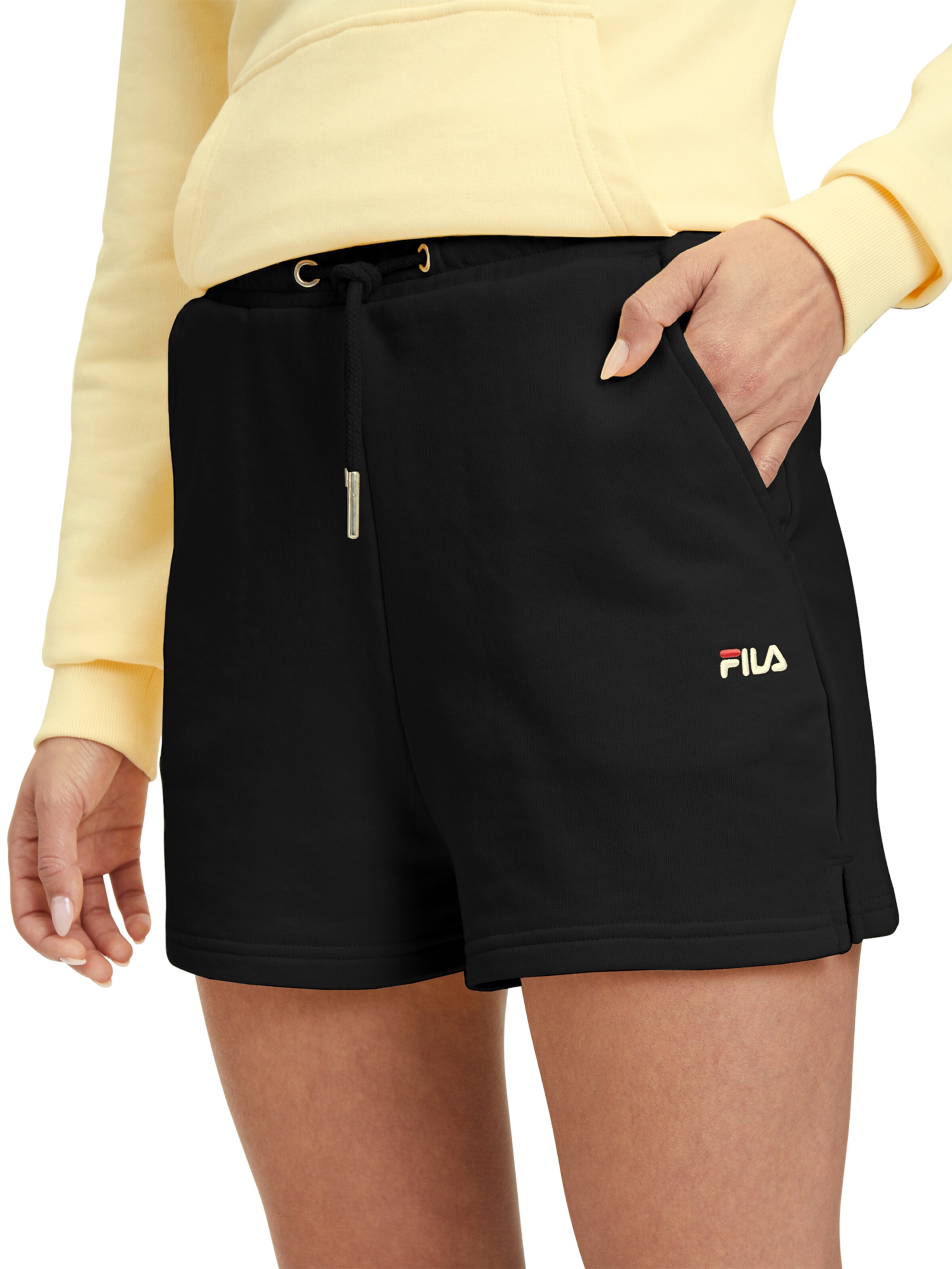 FILA Regular Shorts 'BUCHLOE ' in Schwarz