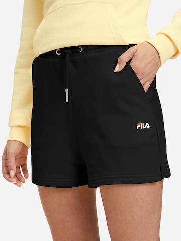 Regular Pantalon 'BUCHLOE ' FILA en noir