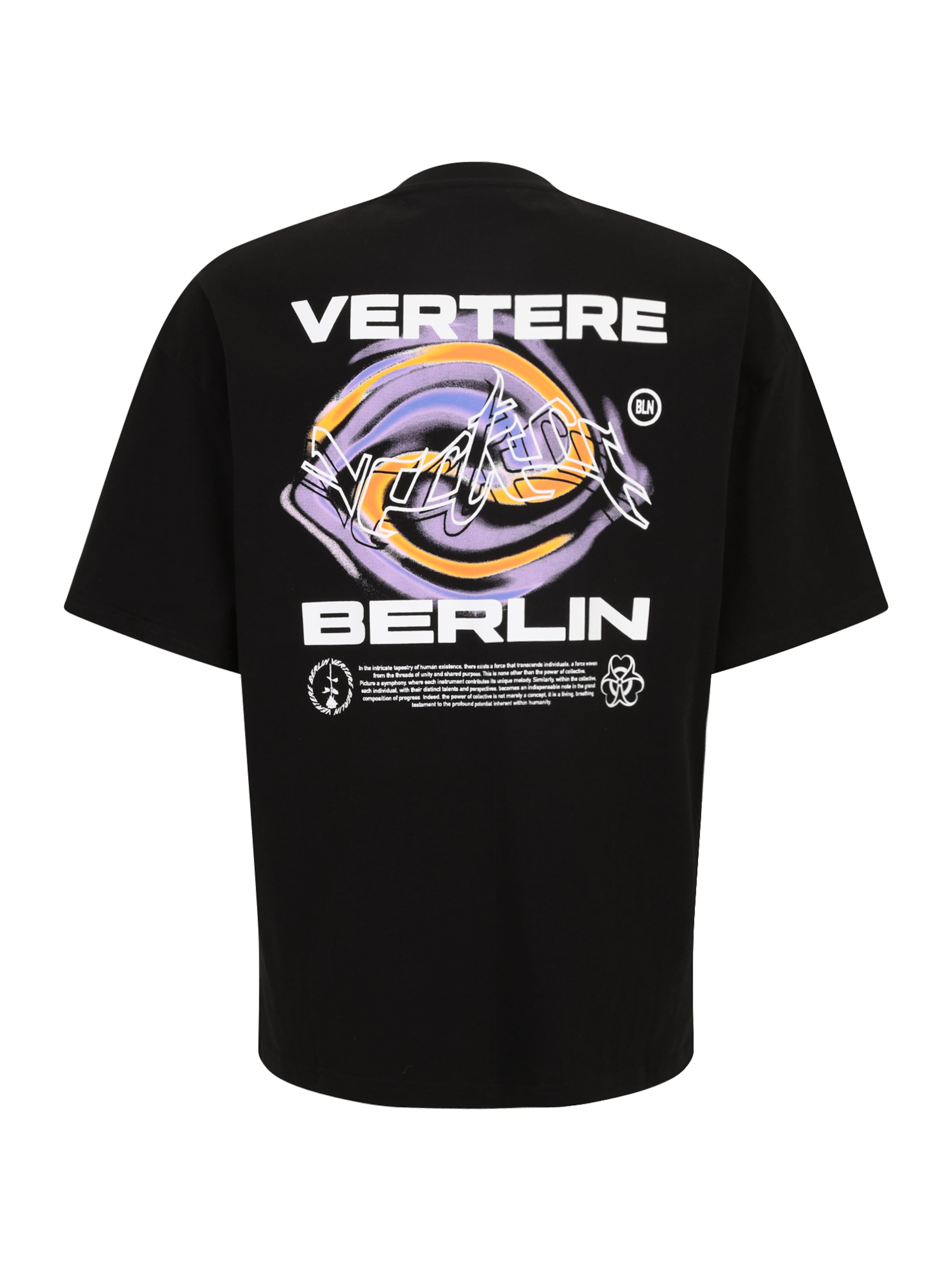 Vertere Berlin Shirt 'HYPNO' in Zwart