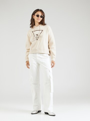 GUESS Sweatshirt in Beige