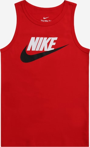 Nike Sportswear Póló 'ESSNTL HBR' - piros: elől