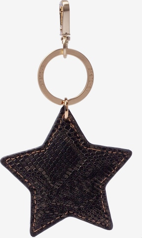 Gretchen Schlüsselanhänger 'Star' in Schwarz: Vorderseite