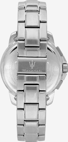 Maserati Analoguhr in Silber